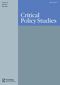 Cover image for Critical Policy Studies, Volume 18, Issue 2