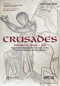 Cover image for Crusades, Volume 23, Issue 1