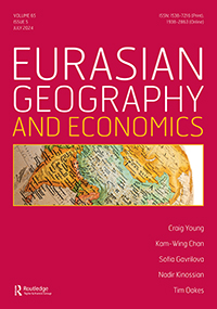 Cover image for Post-Soviet Geography and Economics, Volume 65, Issue 5