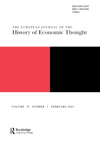 Cover image for The European Journal of the History of Economic Thought, Volume 31, Issue 1