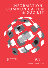 Cover image for Information, Communication & Society, Volume 27, Issue 5