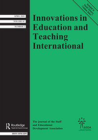 Cover image for Innovations in Education and Training International, Volume 61, Issue 2