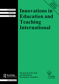 Cover image for Innovations in Education and Training International, Volume 61, Issue 4