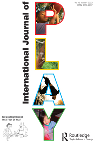 Cover image for International Journal of Play, Volume 12, Issue 4