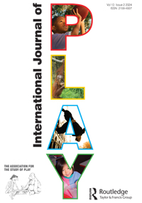 Cover image for International Journal of Play, Volume 13, Issue 2