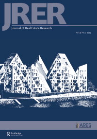 Cover image for Journal of Real Estate Research, Volume 46, Issue 2