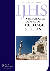 Cover image for International Journal of Heritage Studies, Volume 30, Issue 8