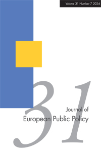 Cover image for Journal of European Public Policy, Volume 31, Issue 7