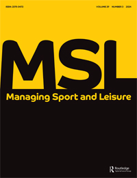 Cover image for Managing Leisure, Volume 29, Issue 3