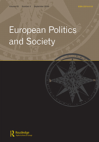 Cover image for European Politics and Society, Volume 25, Issue 4