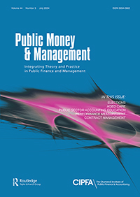 Cover image for Public Money & Management, Volume 44, Issue 5