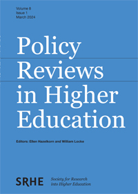 Cover image for Policy Reviews in Higher Education, Volume 8, Issue 1