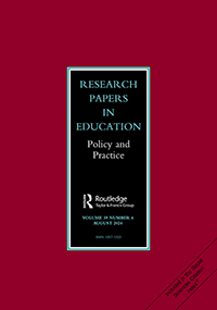 Cover image for Research Papers in Education, Volume 39, Issue 4