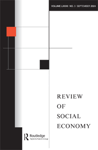 Cover image for Review of Social Economy, Volume 82, Issue 3