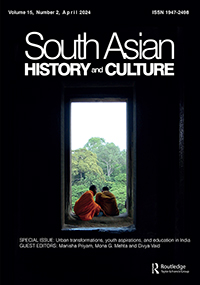 Cover image for South Asian History and Culture, Volume 15, Issue 2