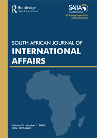 Cover image for South African Journal of International Affairs, Volume 31, Issue 1