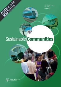Cover image for Sustainable Communities, Volume 1, Issue 1