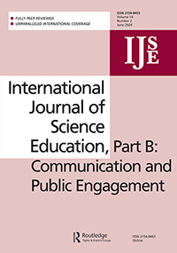 Cover image for International Journal of Science Education, Part B, Volume 14, Issue 2