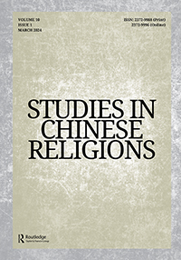 Cover image for Studies in Chinese Religions, Volume 10, Issue 1