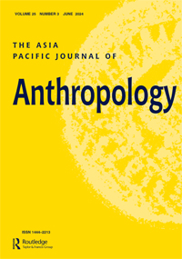 Cover image for The Asia Pacific Journal of Anthropology, Volume 25, Issue 3