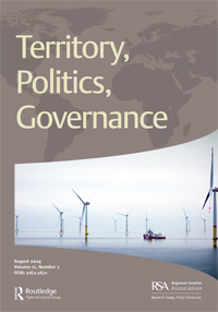Cover image for Territory, Politics, Governance, Volume 12, Issue 7