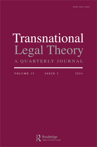 Cover image for Transnational Legal Theory, Volume 15, Issue 2