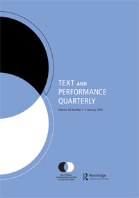 Cover image for Literature in Performance, Volume 44, Issue 1