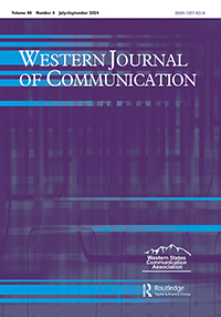 Cover image for Western Journal of Communication, Volume 88, Issue 4