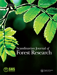 Cover image for Scandinavian Journal of Forest Research, Volume 39, Issue 3-4