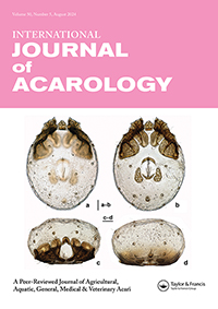 Cover image for International Journal of Acarology, Volume 50, Issue 5