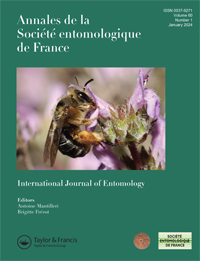 Cover image for Annales de la Soci&#233;t&#233; entomologique de France, Volume 60, Issue 1