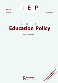 Cover image for Journal of Education Policy, Volume 39, Issue 4