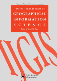 Cover image for International journal of geographical information systems, Volume 38, Issue 8