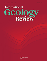 Cover image for International Geology Review, Volume 66, Issue 13