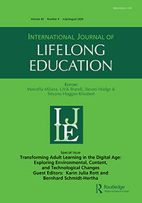 Cover image for International Journal of Lifelong Education, Volume 43, Issue 4