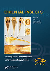 Cover image for Oriental Insects, Volume 58, Issue 3