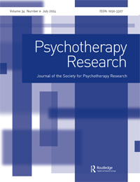 Cover image for Psychotherapy Research, Volume 34, Issue 6