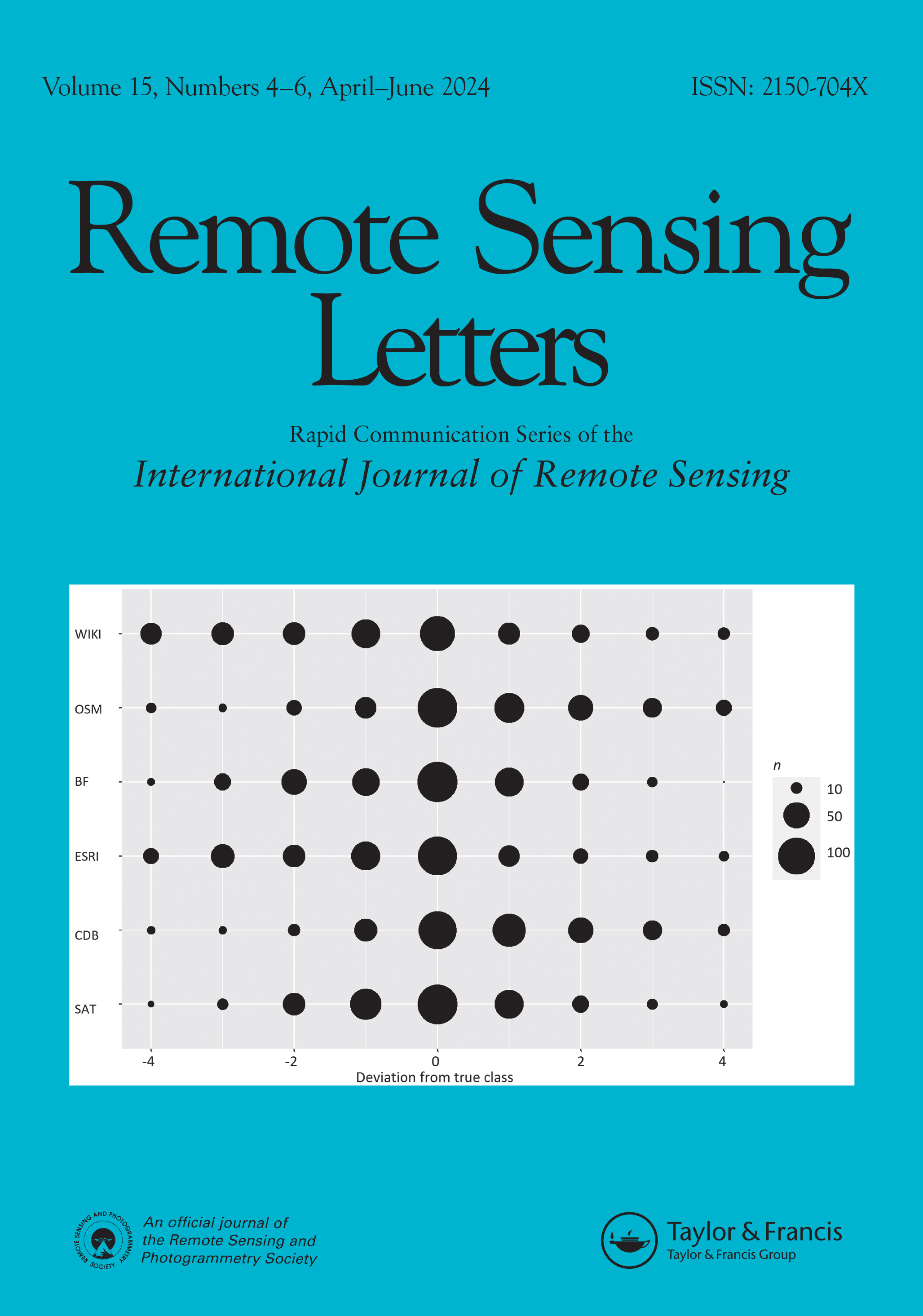 Cover image for Remote Sensing Letters, Volume 15, Issue 7