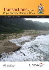 Cover image for Transactions of the South African Philosophical Society, Volume 78, Issue 3
