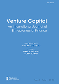 Cover image for Venture Capital, Volume 26, Issue 3