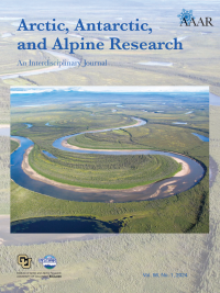 Cover image for Arctic and Alpine Research, Volume 56, Issue 1