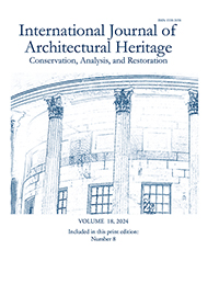 Cover image for International Journal of Architectural Heritage, Volume 18, Issue 8