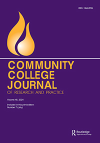 Cover image for Community Junior College Research Quarterly of Research and Practice, Volume 48, Issue 7