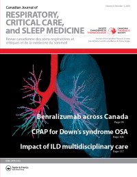 Cover image for Canadian Journal of Respiratory, Critical Care, and Sleep Medicine, Volume 8, Issue 3