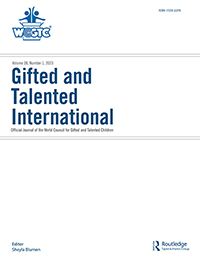 Cover image for Gifted International, Volume 38, Issue 1