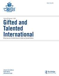 Cover image for Gifted and Talented International, Volume 39, Issue 1