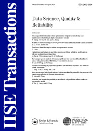 Cover image for A I I E Transactions, Volume 56, Issue 8