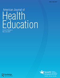 Cover image for School Health Review, Volume 55, Issue 3