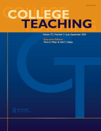 Cover image for Improving College and University Teaching, Volume 72, Issue 3