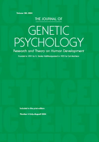 Cover image for The Pedagogical Seminary and Journal of Genetic Psychology, Volume 185, Issue 4